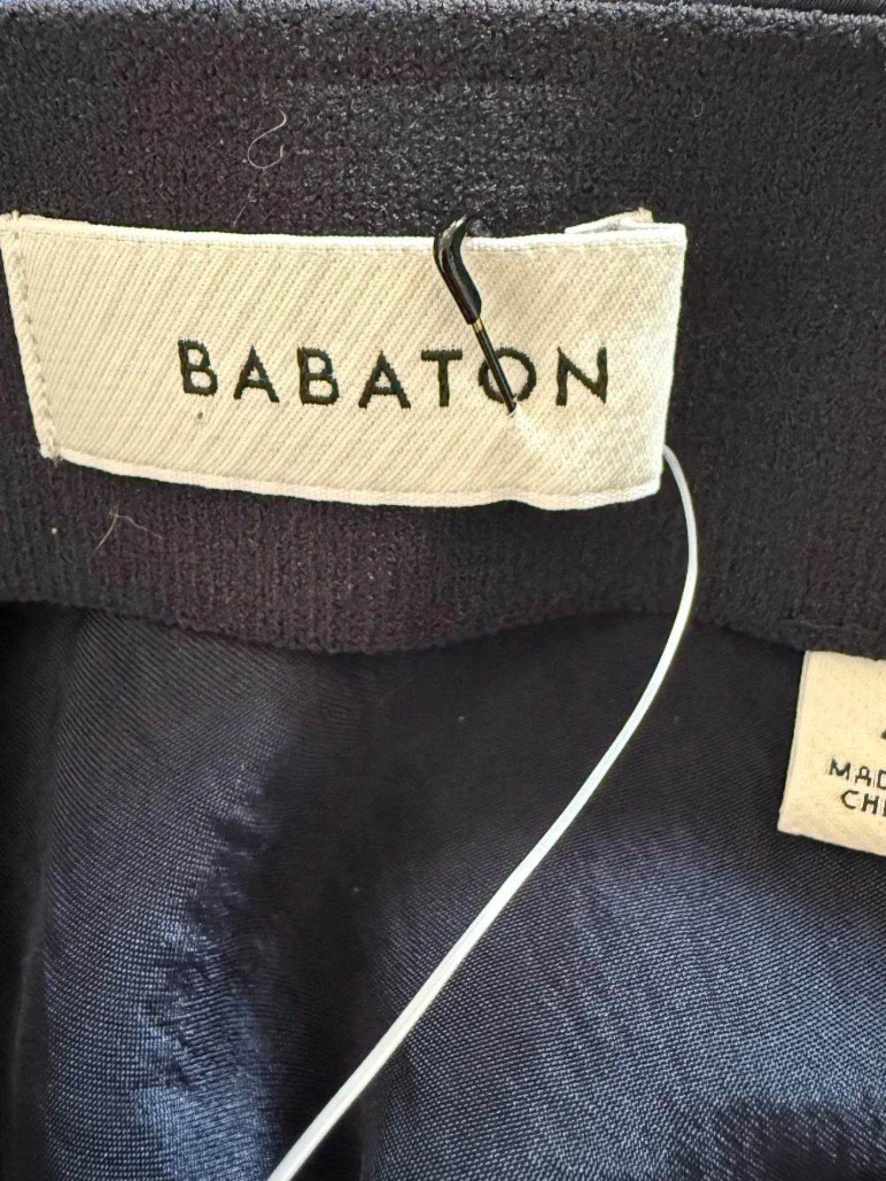 Baboon Aritzia Silk Slip Navy Skirt - Picture 2 of 5
